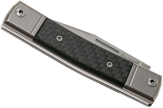 Складной нож Lion Steel "BestMan" L/BM1 CF c клинком из стали Böhler M390 Microclean®, рукоять карбон