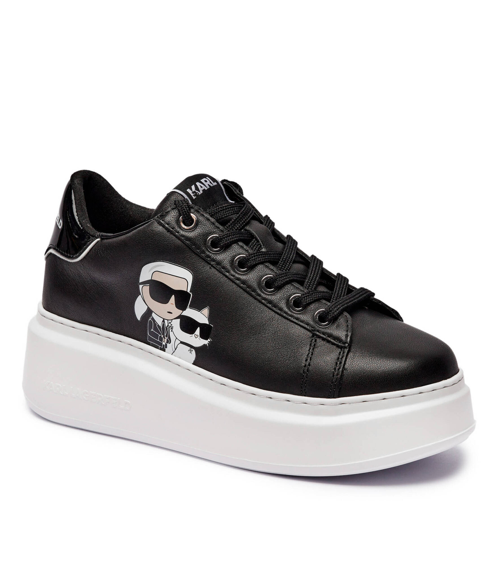 Кожаные кроссовки anakapri Karl Lagerfeld - черный(KL63524T)