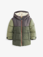 Куртка утепленная с капюшоном для мальчика Next Q53-228, Хаки
