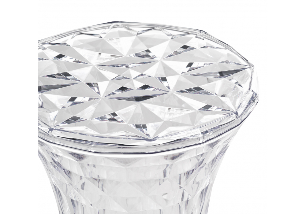 Журнальный стол Woodville Button 30x47 clear