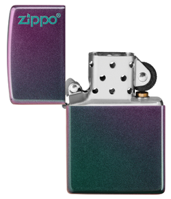 Зажигалка фиолетовая с логотипом Iridescent ZIPPO 49146ZL