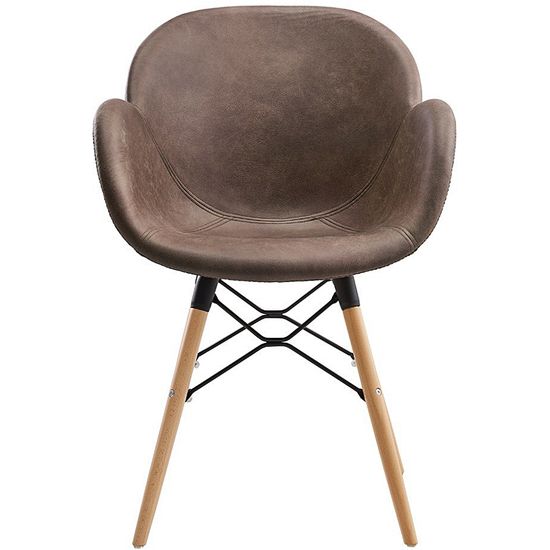 Стул Soren коричневая экокожа