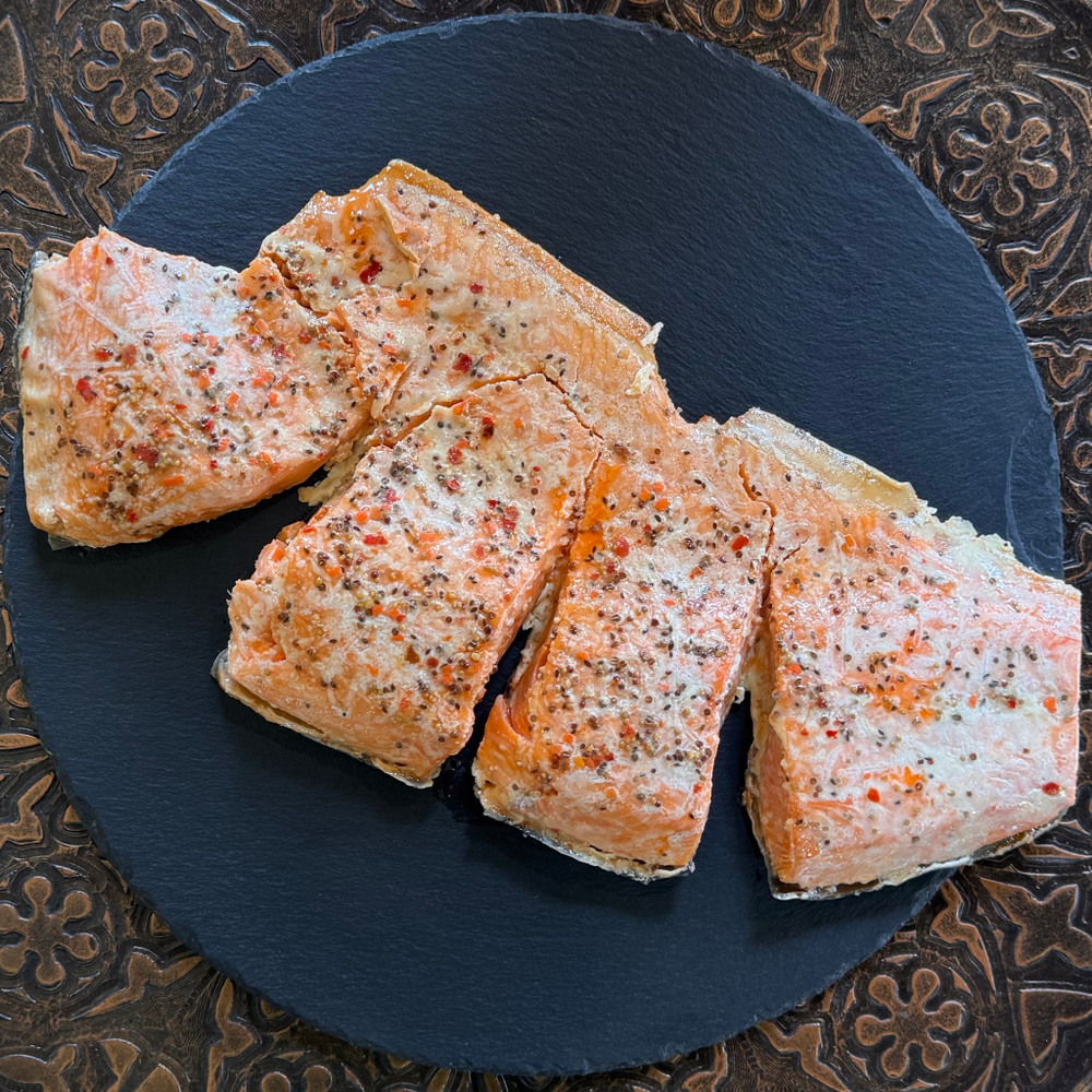 Семга горячего копчения