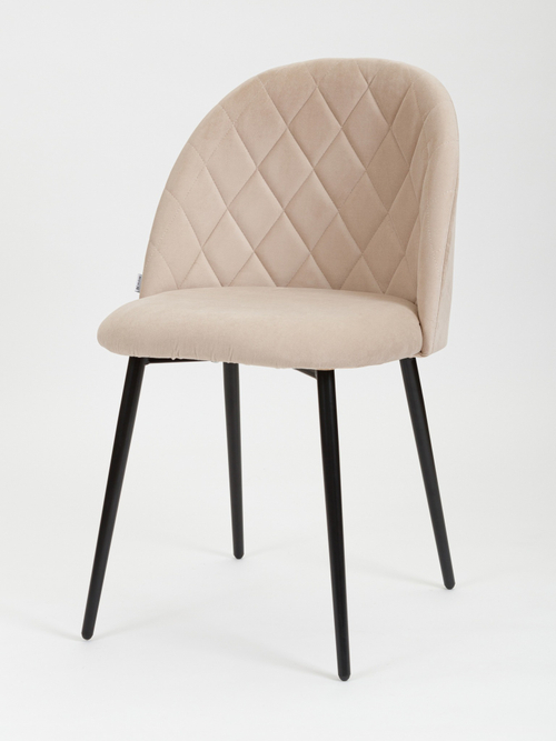 Стул MyFar Джозефина пыльно-бежевый велюр MF1028-1