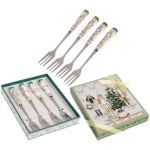 Набор десертных вилок 4шт «Щелкунчик» в подарочной коробке