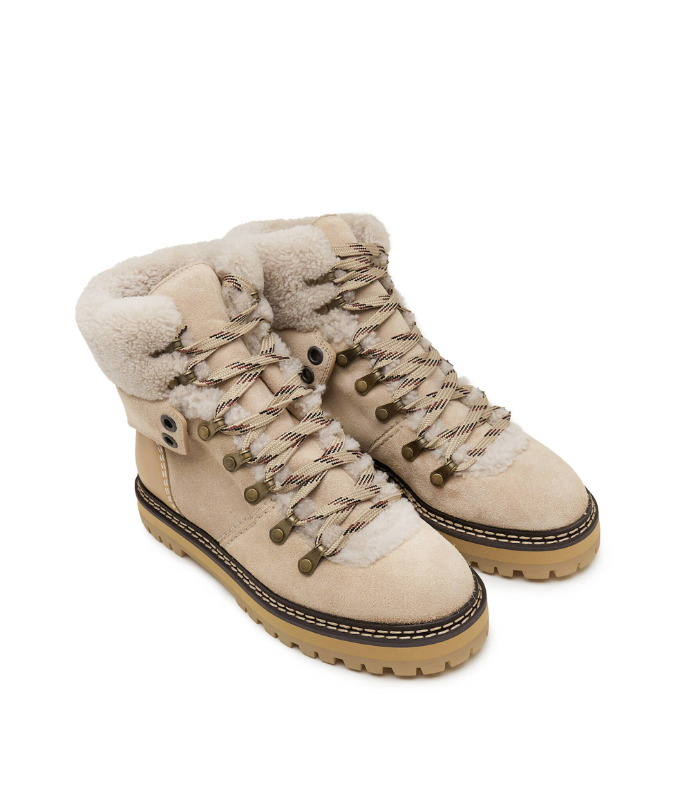 Кожаные угли See By Chlo\u00e9 - кремовый(SB31120A 18215)