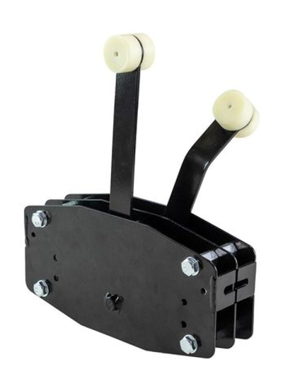 Контроллер газ/реверс универсальный, 2 рычага, черный