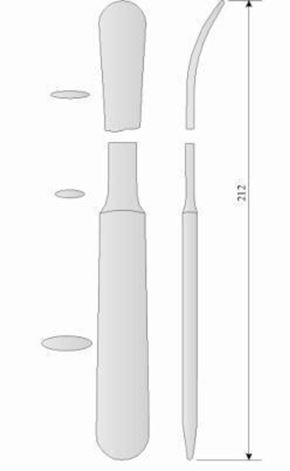 МЖ- 4/32 Лопатка Буяльского для оттеснения внутренностей