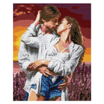 Алмазная мозаика 40*50см полн.заполн. "Пара влюбленных" (Lori)