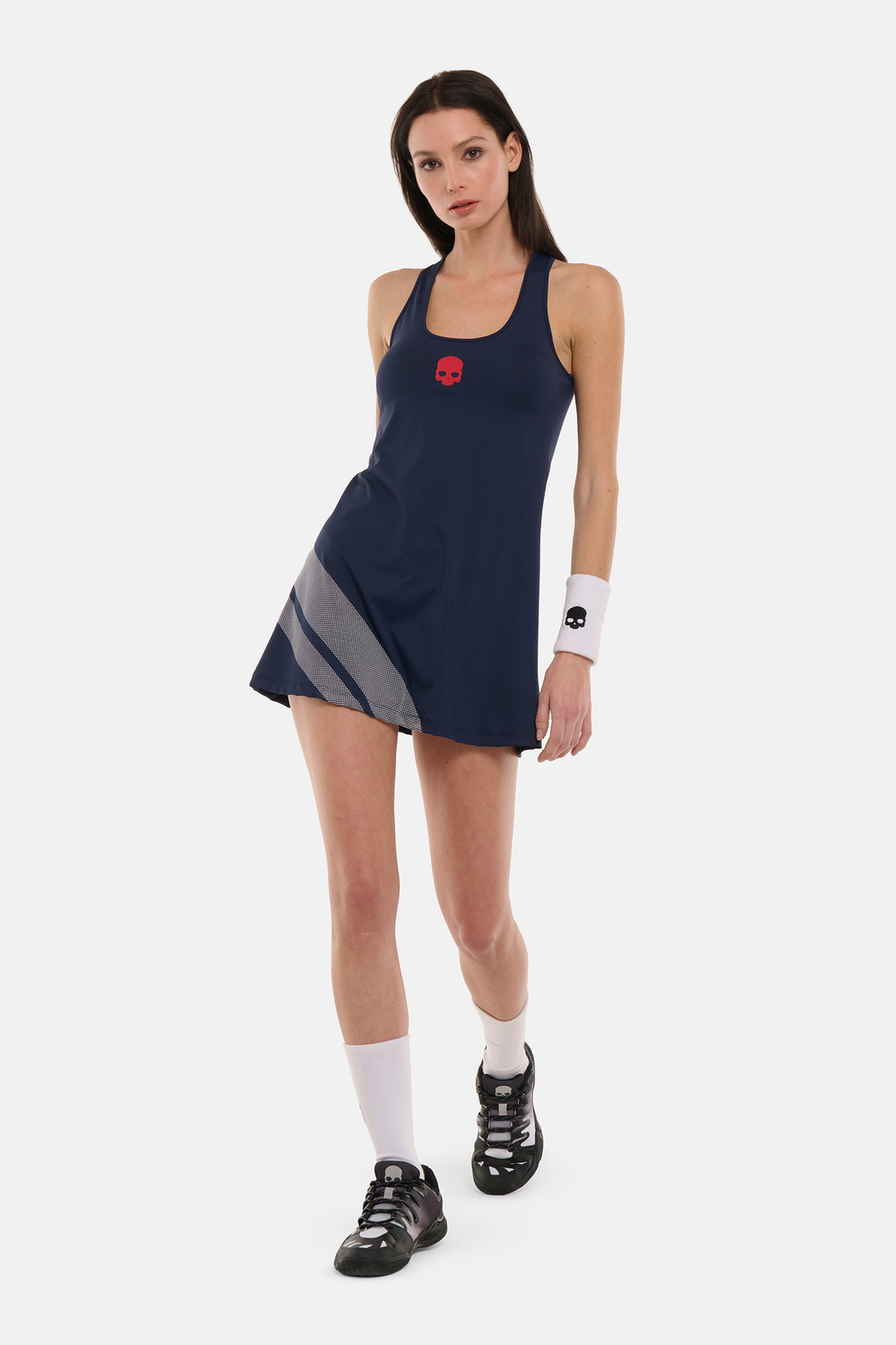 Теннисное платье Hydrogen SPORT STRIPES TECH DRESS (TD1003)
