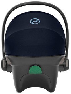 Коляска Cybex Balios S Lux SLV complete Aton S2 Ocean Blue 3 в 1 Stone Grey с дождевиками