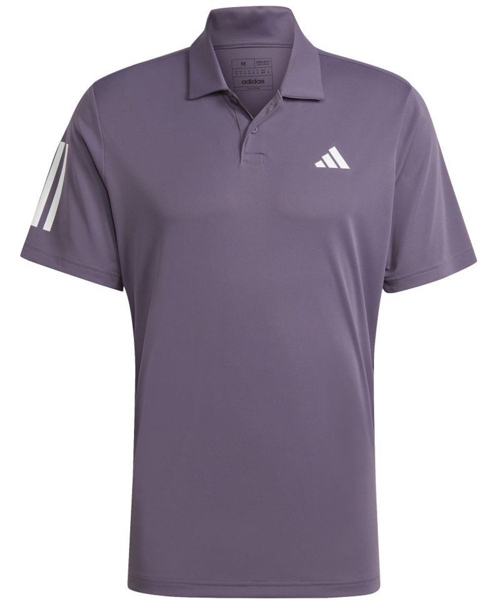Мужское теннисное поло Adidas Club 3-Stripes Polo - violet