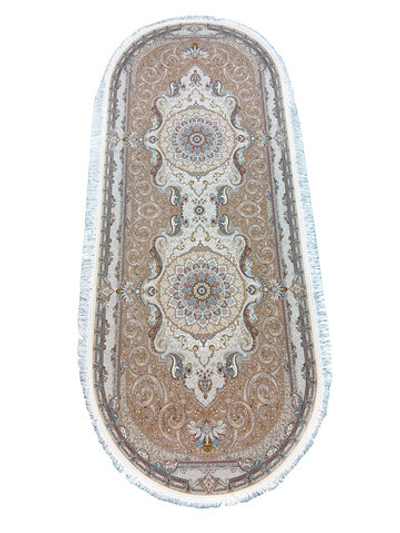 Ковер Mashad 1500 G144 Nescafee Овал