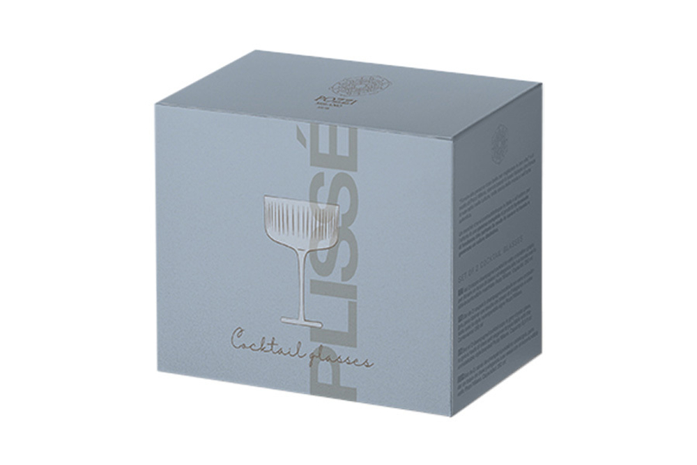 Набор бокалов для коктейля 2шт 250мл Pozzi Milano 1876 Modern Classic прозрачный