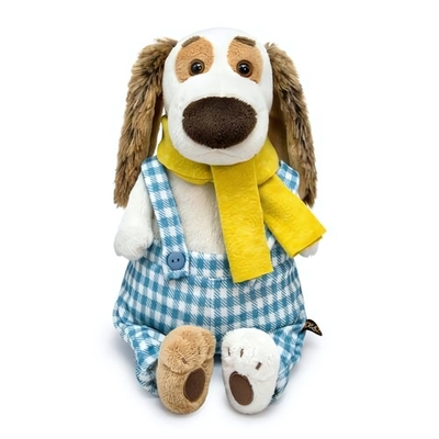 Бартоломей в штанах на бретельках и шарфе 27см.