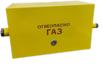 Шкафной газораспределительный пункт ГРПШ ОХТА-RF-25-1-ПЛ (желтый)