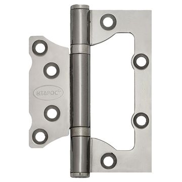 Петля дверная ИТАРОС без врезки 100x75x2 хром СР