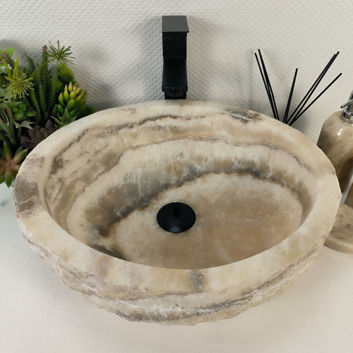 Раковина из оникса Erozy White EO-64798 47*40*15 0156