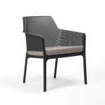 Комплект пластиковой мебели Nardi Net Relax, антрацит