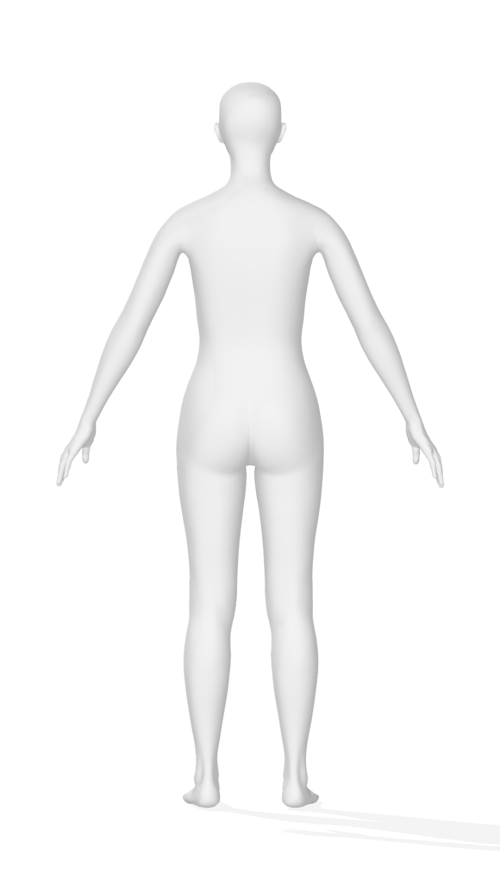 3D аватар манекена Моника