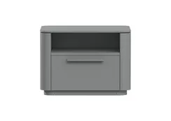 Тумба прикроватная Tammi 1 полка 1 ящик ширина 50 см (серый)