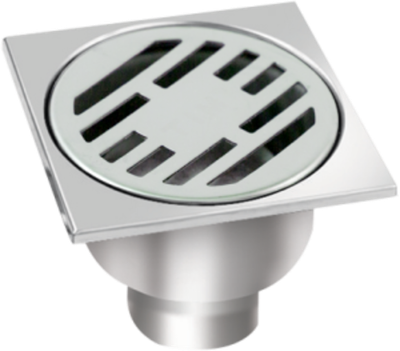 Трап нерж.  10 х 10 прям (верт.) TIM 1/20