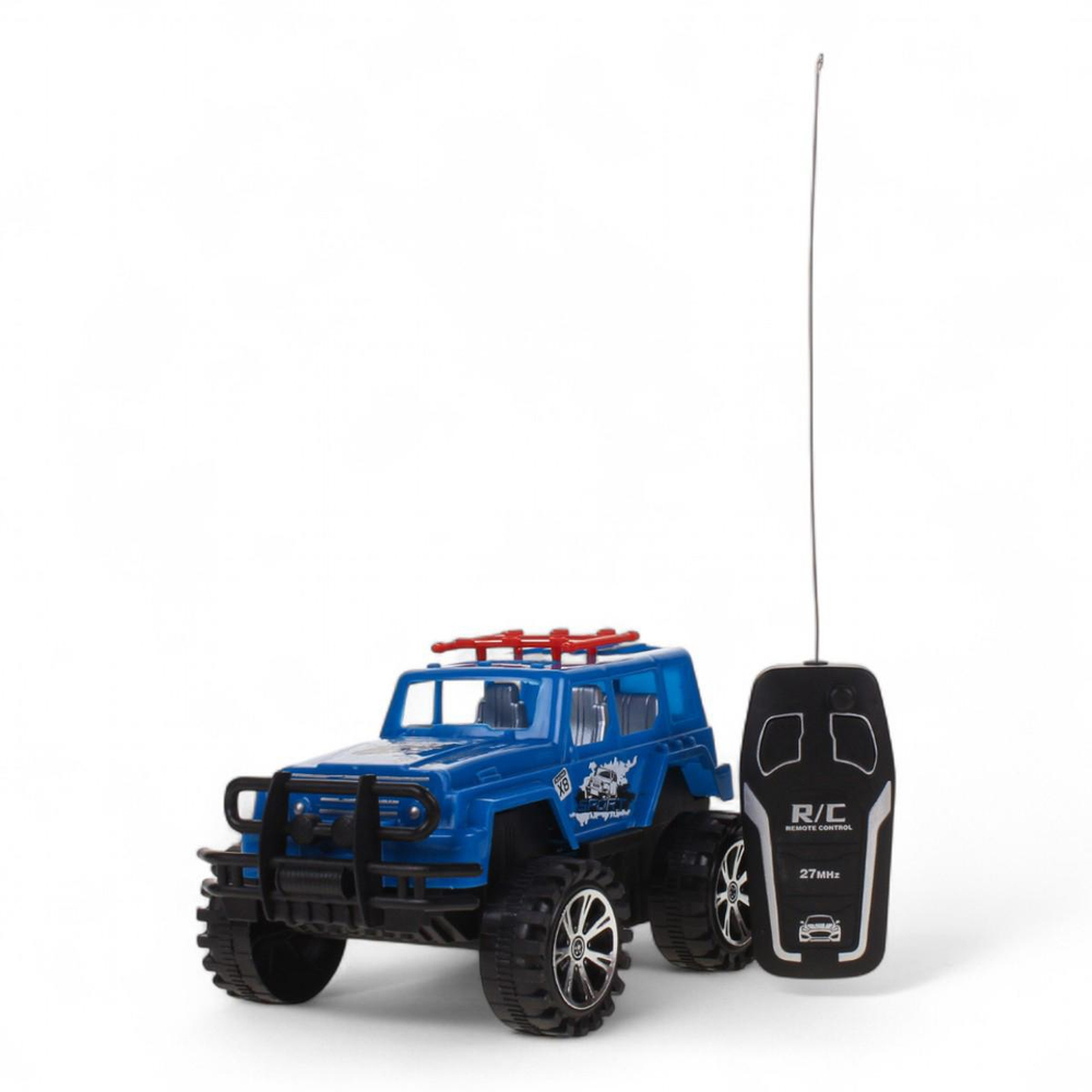 Джип на РУ 24,5*13*13см. движение вперед/назад, синий