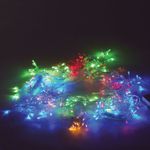 Электрогирлянда светодиодная ЗОЛОТАЯ СКАЗКА "Занавес", 304 лампы, 2х2 м, многоцветная, контроллер, 591105