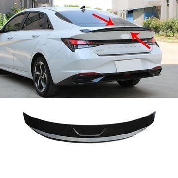 Спойлер JDM Style Hyundai Elantra 2020+ чёрный глянец