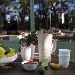 Кувшин с крышкой Tierra, 1,8 л, молочно-белый