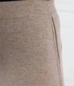 Хлопковые трикотажные штаны Beatrice B - бежевый(22FA1679CORE)