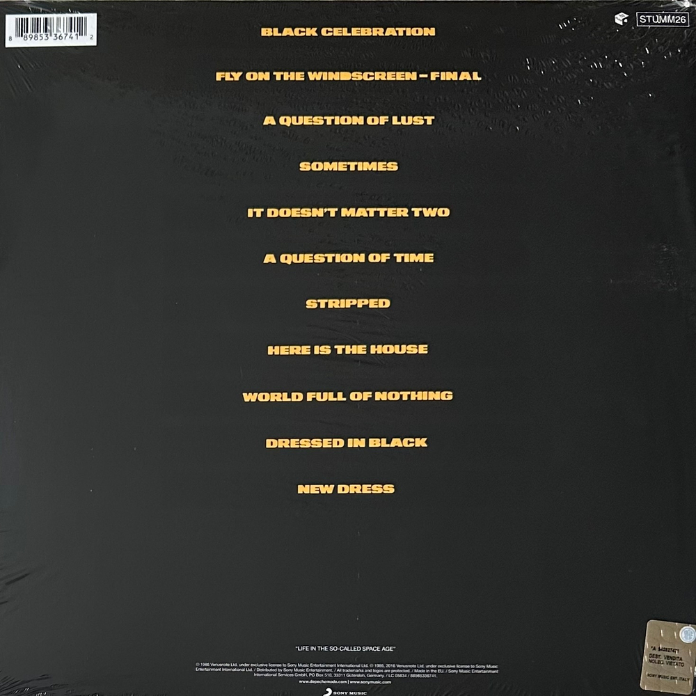 Depeche Mode - Black Celebration (Европа 2016г.)