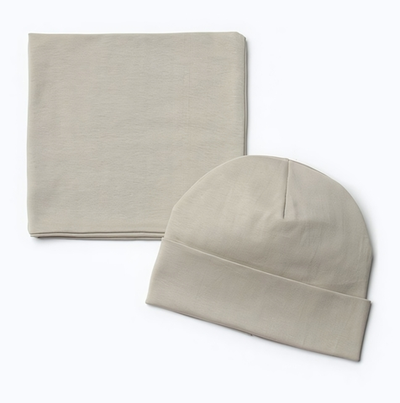 Шапка для девочек со снудoм цвет оливковый, р. 50, 9896009 Мегашапка