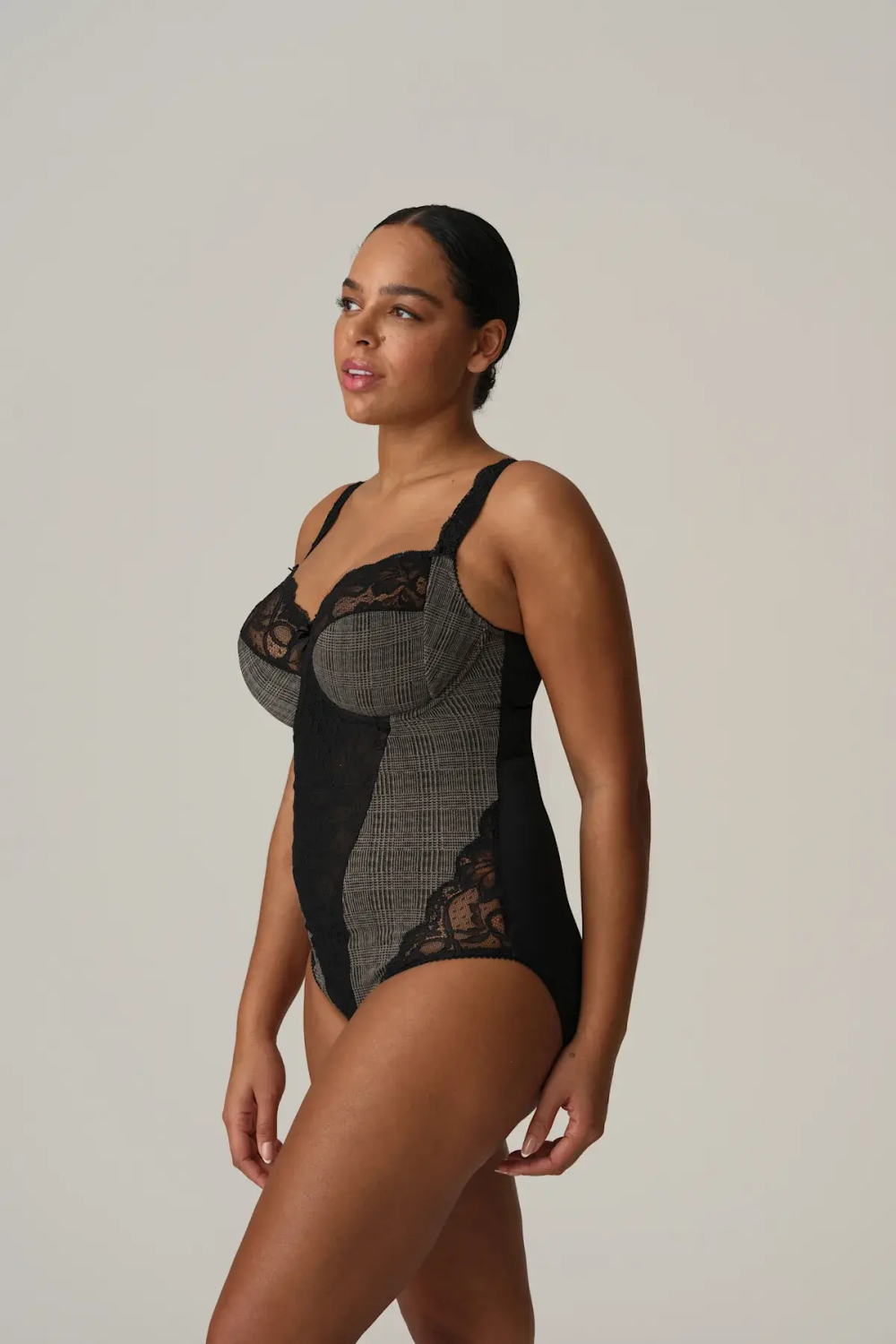 PRIMADONNA MADISON Боди с полной чашкой, серо-черный
