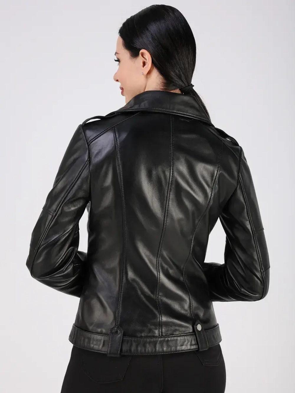 Кожаная куртка демисезонная косуха