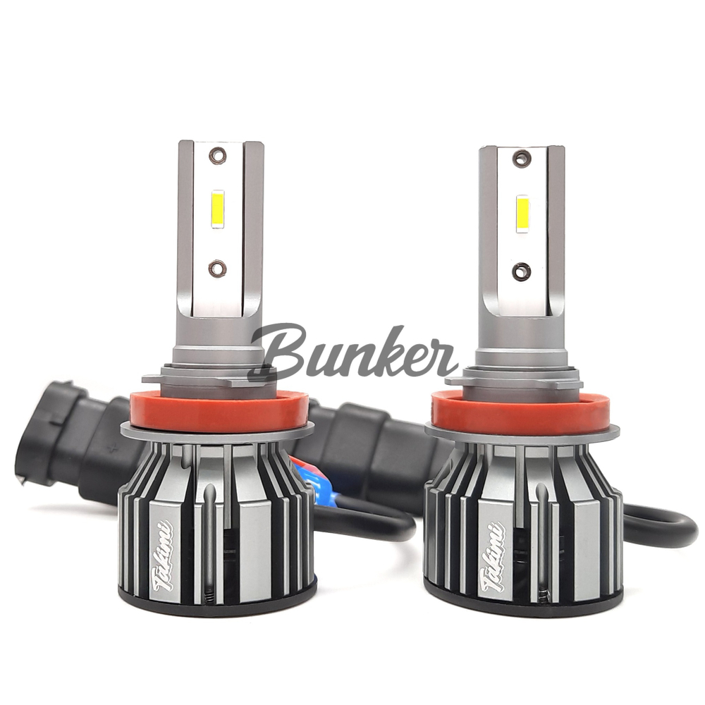 Светодиодные автомобильные LED лампы TaKiMi Orion H11/8/9/16 5500K 12V