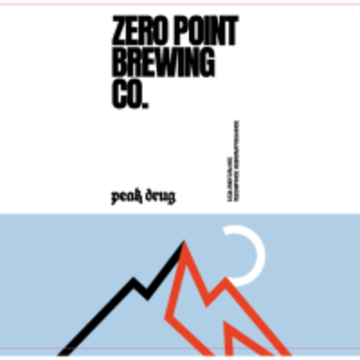 Банка 0.45 Peak Drug //Zero Point Non-alco Brewing Company (Мск)