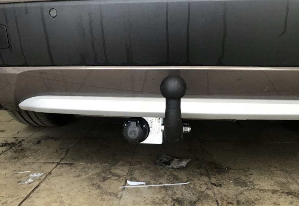 Фаркоп для BMW X3 F25 2010-2017, X4 F26 2014-2018 Тип шара: A. Нагрузки: 2500/100 кг, BM 03