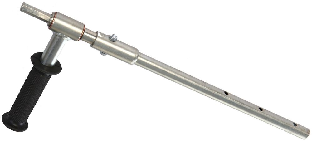 Адаптер телескопический с ручкой к шуруповерту для шнеков мотоледобуров.