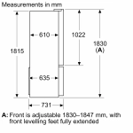 Холодильник Side-by-Side Bosch KFN96APEA
