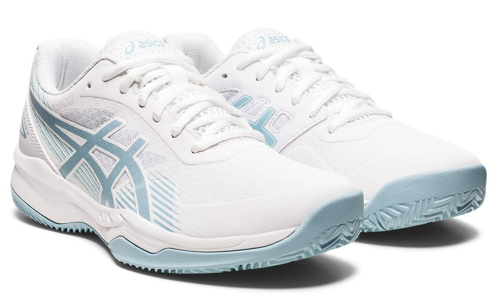 Женские Кроссовки теннисные Asics Gel-Game 8 Clay/OC - white/smoke blue