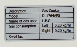 Газовая плита NaMilux DL1764PS