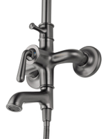 Душевая система WONZON & WOGHAND STEAM, Темный графит (WW-88739008-BGM)