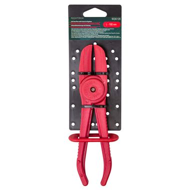 Зажим пластиковый для шлангов с фиксатором (L-190мм), на пластиковом держателе RockForce##Rock FORCE RF-903G12B