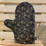 Варежка банная цветная «Милитари»