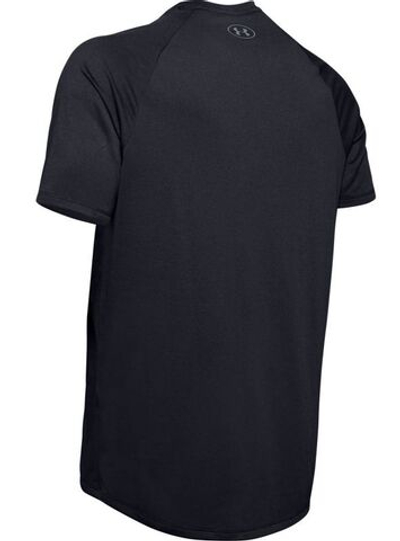 Мужская теннисная футболка Under Armour Tech 2.0 SS Tee Novelty - black