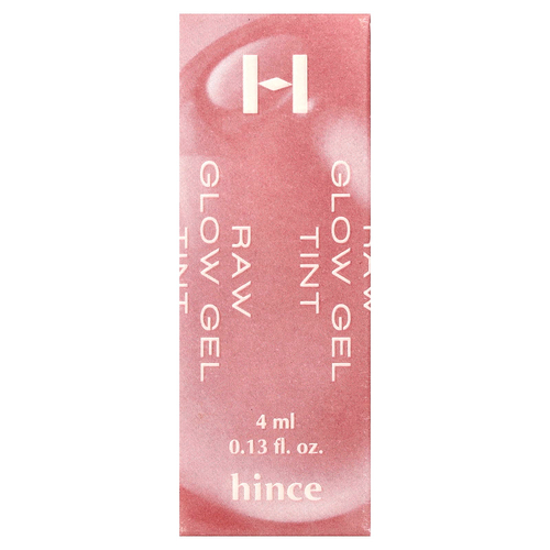 Hince, Raw Glow, гель-краситель для сияния кожи, R005 гибискус, 4 мл (0,13 жидк. унции)