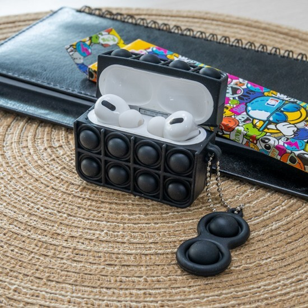 Силиконовый чехол для AirPods PRO Pop it, 012635