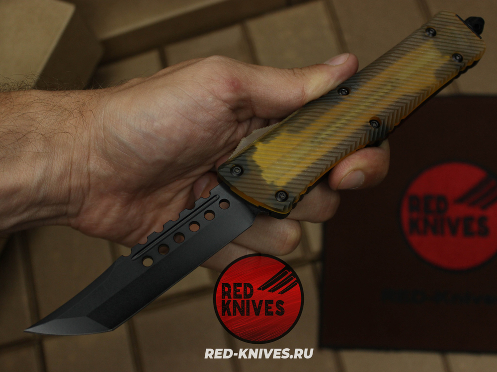 Нож Microtech Troodon Ultem Magnacut H/E - черный клинок RK/Н122