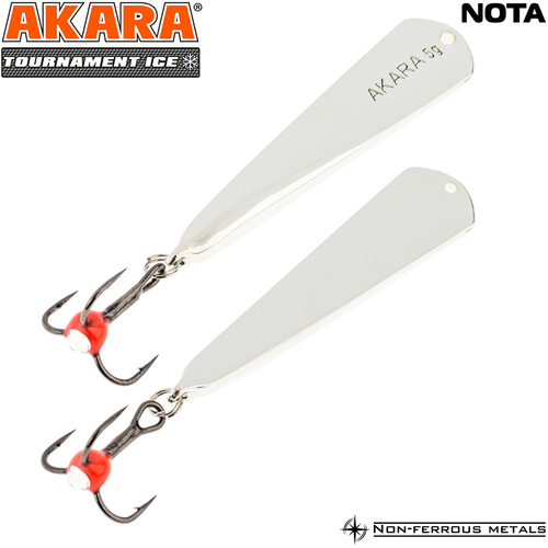 Блесна зимняя Akara Tournament Ice Nota 35 3 гр. Sil